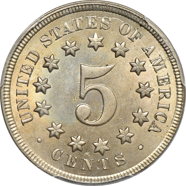 1866 Rays and 1869, both PCGS MS-64