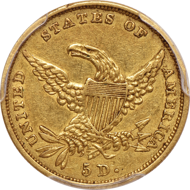 1834 Classic, Plain 4 PCGS XF-45 CAC