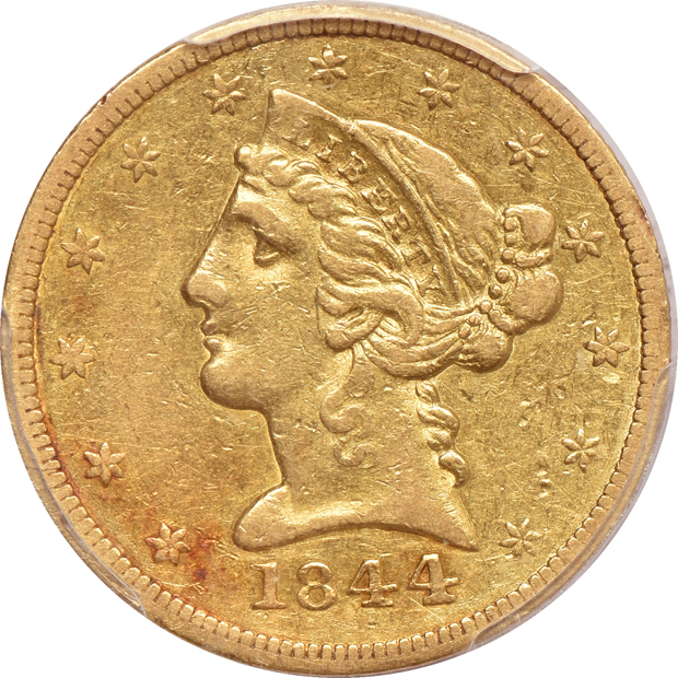 1844 XF-40, and an 1846-O VF details/cleaned, both PCGS