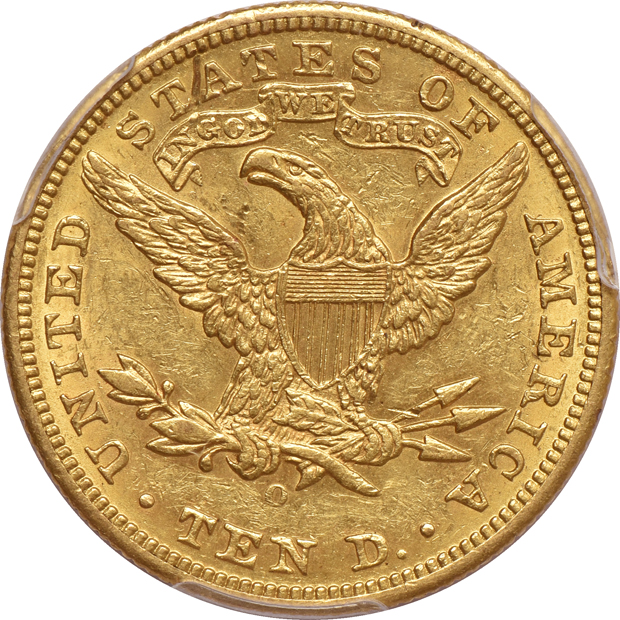 1892-O AU-53, and an 1894-O AU-55, both PCGS