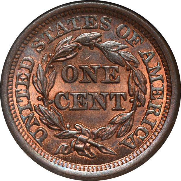 1853 NGC MS-66 RB