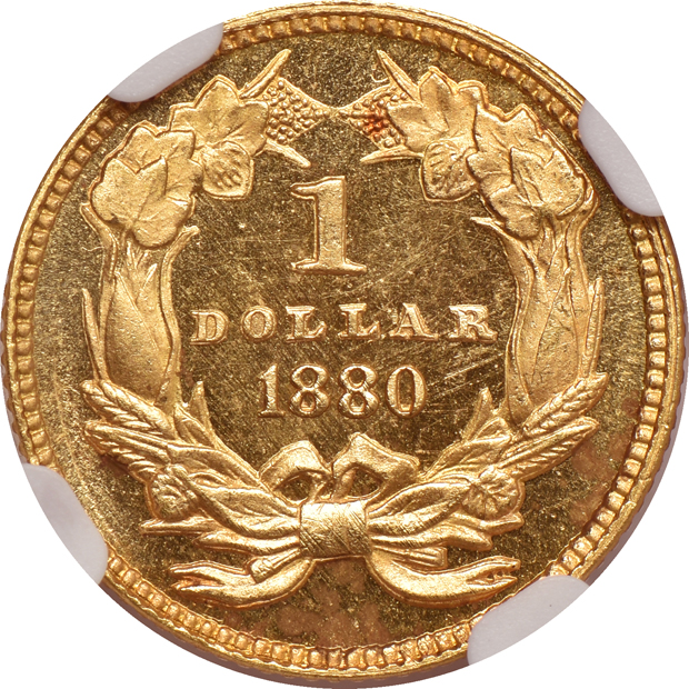 1880 NGC UNC details/bent