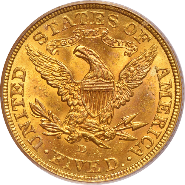 1907 NGC MS-64, 1907-D PCGS MS-63, and a 1907-D NGC MS-64