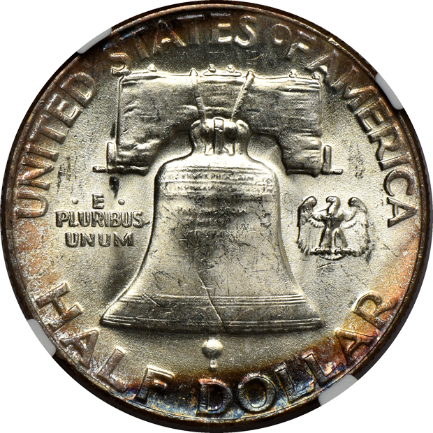 Thirteen certified United States silver coins, as listed