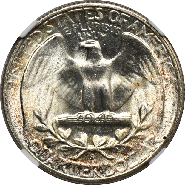 Group of 23 Washington quarters certified by NGC