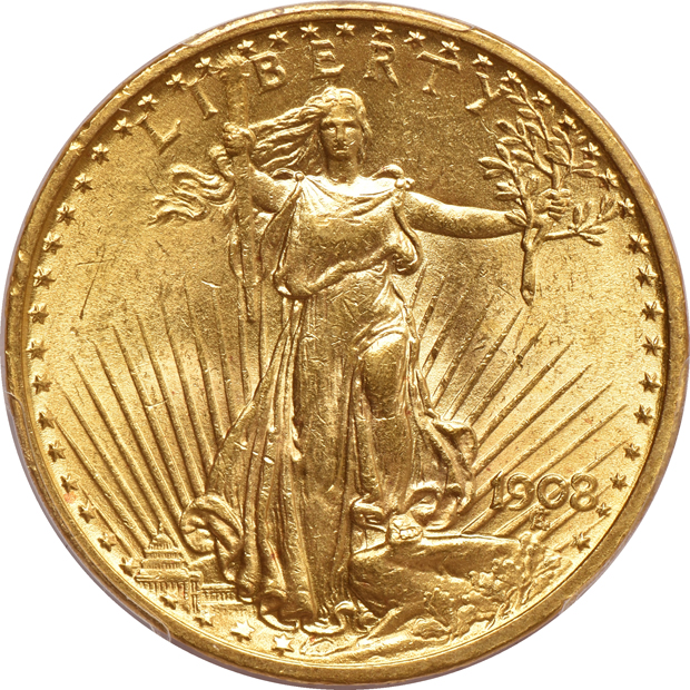 Two 1908 No Motto PCGS MS-64
