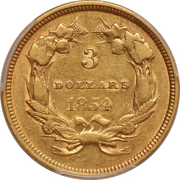 1854 PCGS XF-45