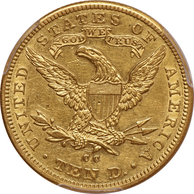 1891-CC PCGS AU detail/cleaned