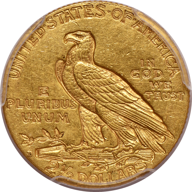 1911-D Strong D PCGS AU details/cleaned