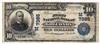 1902 $10 Blue Seal - Golconda, IL Charter #7385 - F