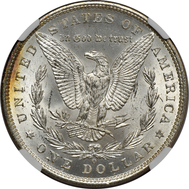 Sixteen 1885-O NGC MS-65