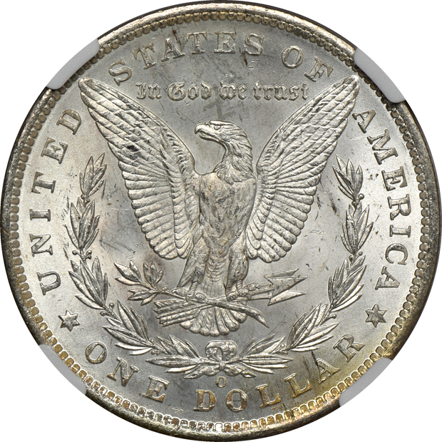 Twenty-four 1885-O NGC MS-65