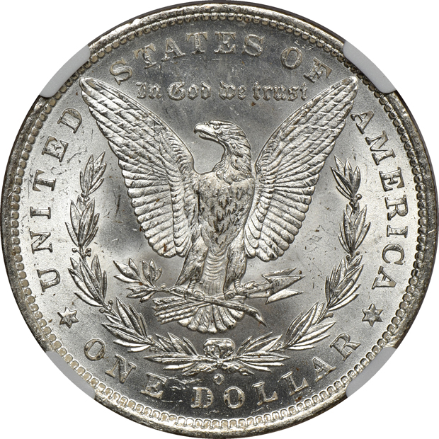 Twenty-four 1885-O NGC MS-65