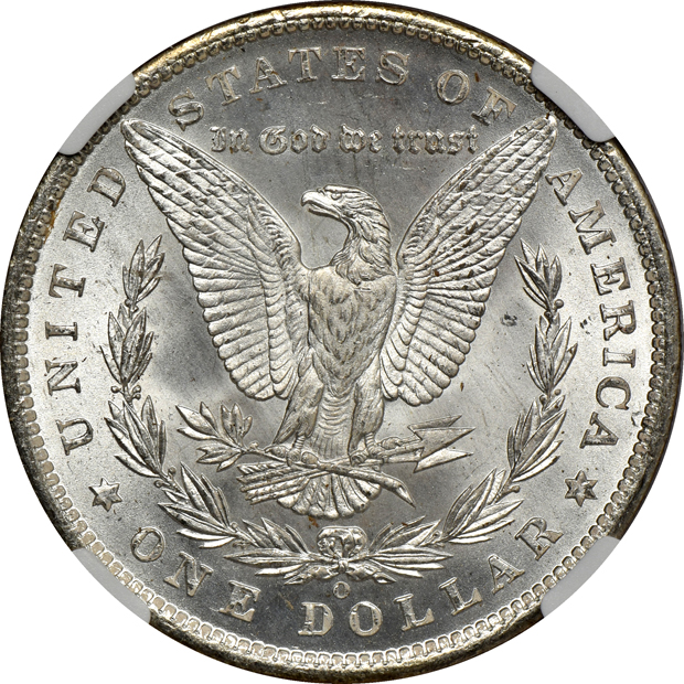 Six toned 1885-O NGC MS-66
