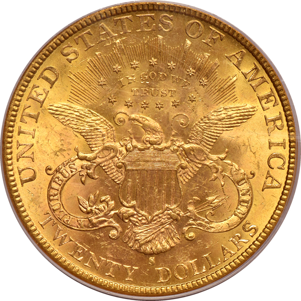 1894-S PCGS MS-63 (marked on obverse)