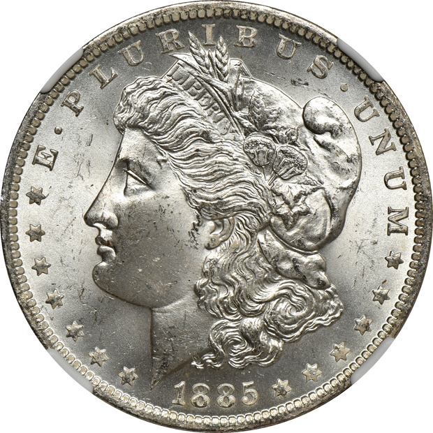 Eleven 1885-O NGC MS-66, plus one in MS-65