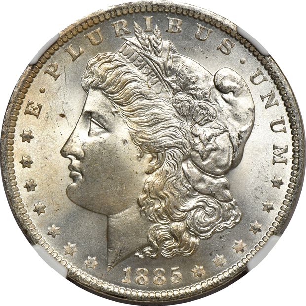 Eleven 1885-O NGC MS-66, plus one in MS-65