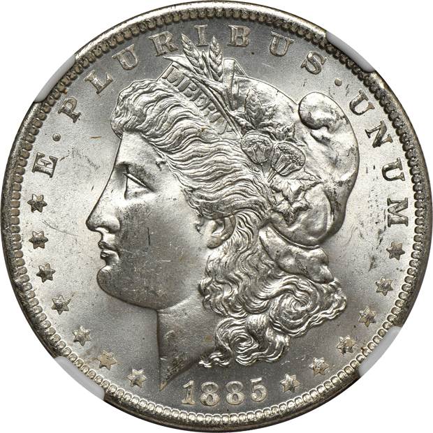 Eleven 1885-O NGC MS-66, plus one in MS-65