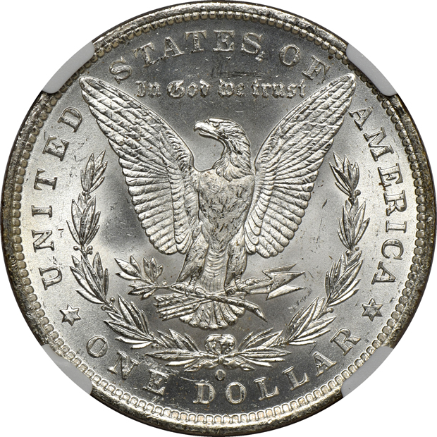 Seven 1885-O NGC MS-66