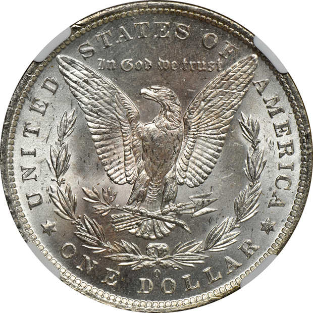 Two 1883-O and three 1898-O, all NGC MS-66