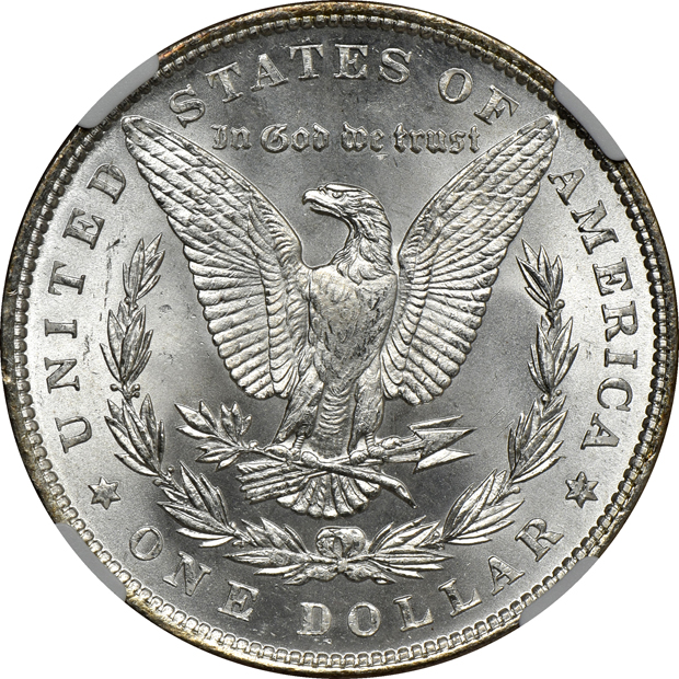Four 1883-O and four 1886, all NGC MS-65