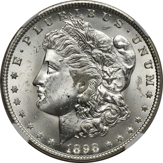 Eight 1898-O and two 1904-O, all NGC MS-65