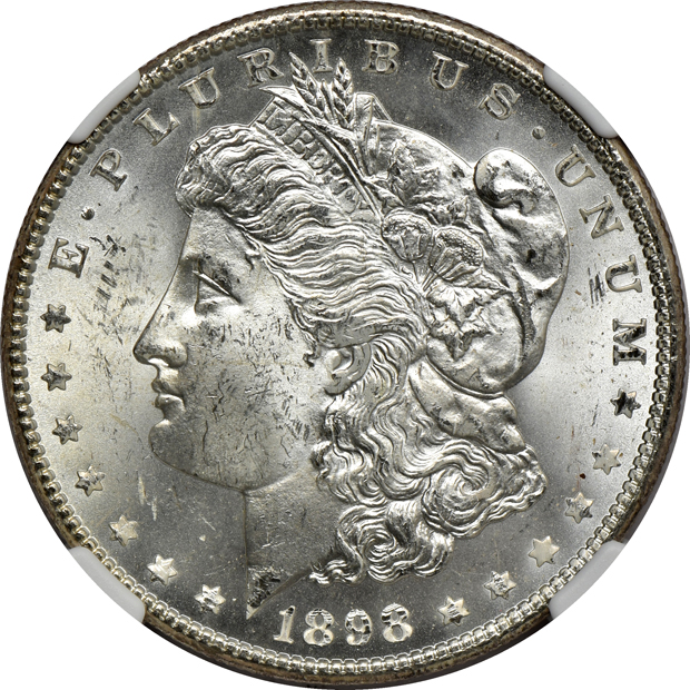 Eight 1898-O and two 1904-O, all NGC MS-65