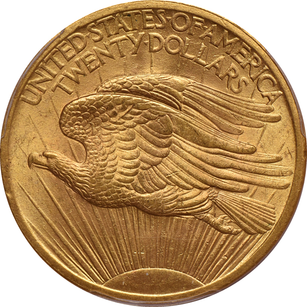 1907 No Motto Saint Gaudens PCGS MS-62