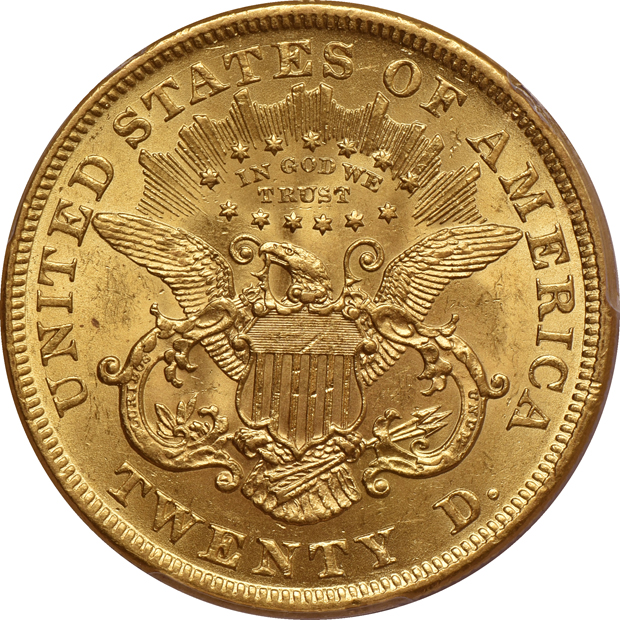 1873 Open 3 PCGS MS-61
