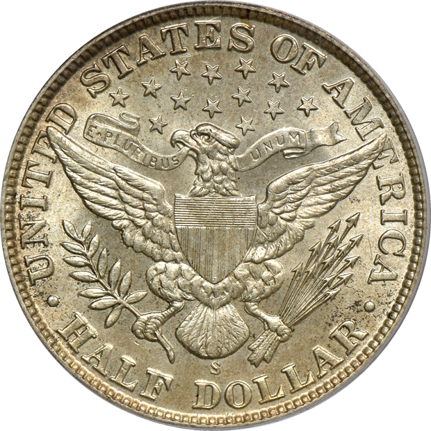 1911-S PCGS MS-63 (green label) CAC