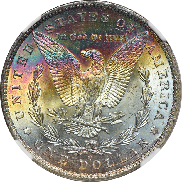 1882-S MS-64 Star, and an 1885-O MS-63 Star, both NGC
