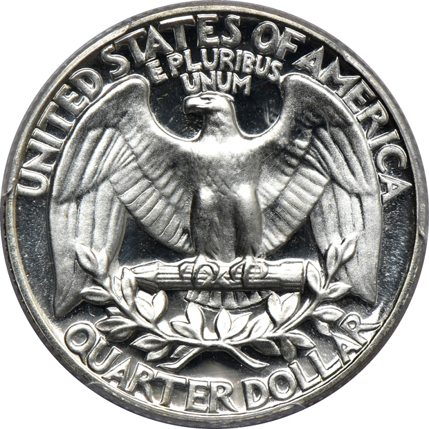 1913 Type 1 Buffalo nickel NGC MS-66, 1940 Mercury dime MS-67 CAC, 1944-S Mercury dime MS-67 FB CAC, and a 1953 Washington quarter PCGS PF-67CAM