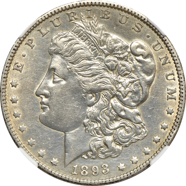 1893-CC and 1893-O, both NGC AU details/cleaned