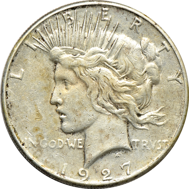 Complete collection of Peace dollars in a Dansco 7175 album