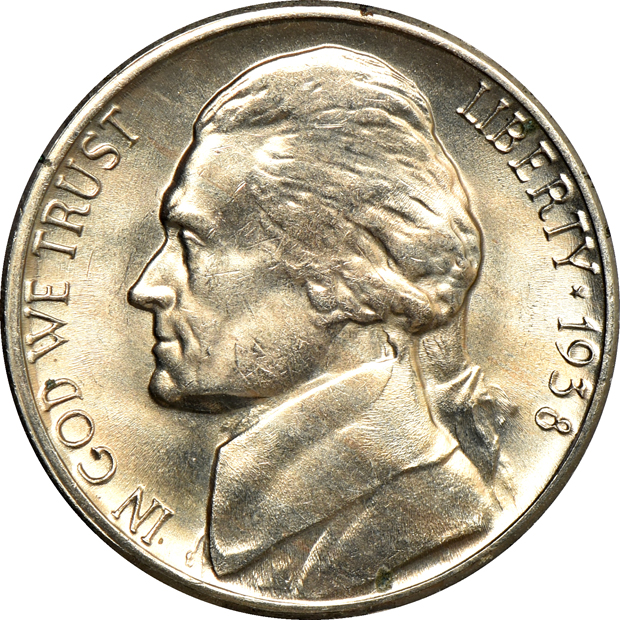 Complete collection of Jefferson nickels, including proof-only issues, through 2007-S, plus extras, in a Dansco 8113 album