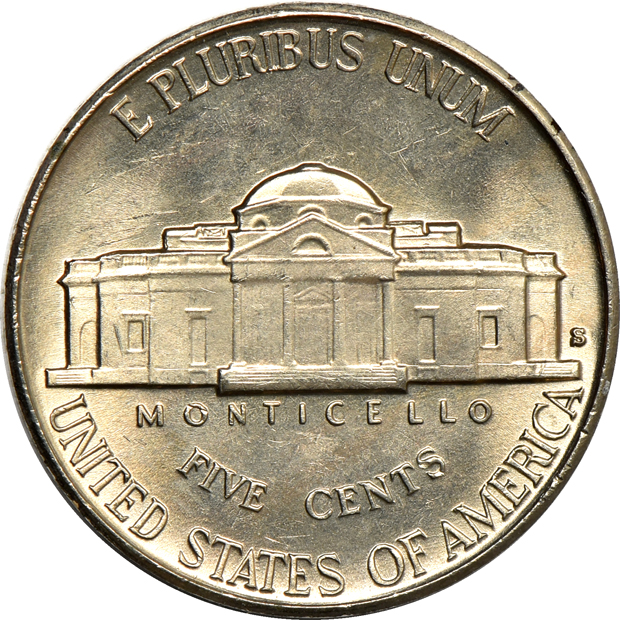 Complete collection of Jefferson nickels, including proof-only issues, through 2007-S, plus extras, in a Dansco 8113 album