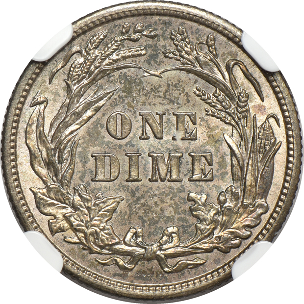 1884 Liberty nickel PCGS PR-65, and a 1904 Barber dime NGC MS-64 CAC