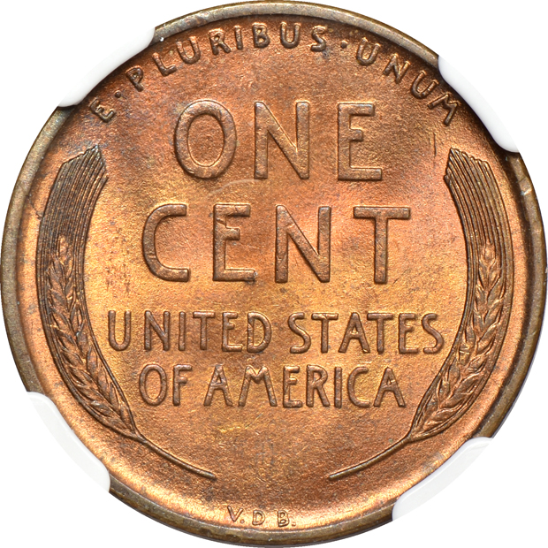 1909 VDB Double Die Obverse FS-1101 NGC MS-65