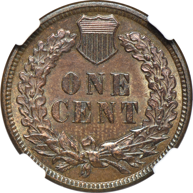1874 NGC MS-62, 1886 Type 1 PCGS PR-65RB, and an 1893 PCGS PR-65RB