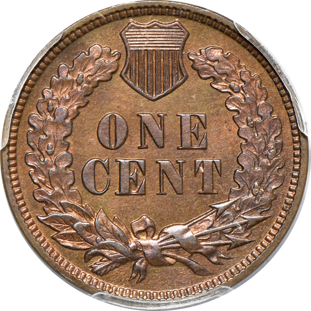 1907 PCGS PR-64, and a 1909 PCGS MS-65RB CAC