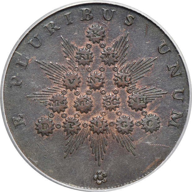 Plain Edge Kentucky Cent AU-50, plus an 1834 Running Boar (HT-9) Hard Times token PCGS MS-64BN
