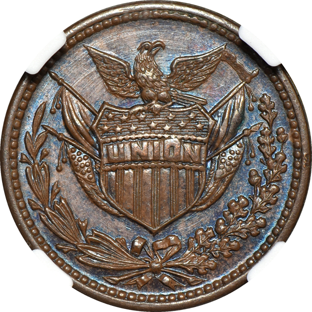 Three Civil War/Store Card tokens certified by NGC