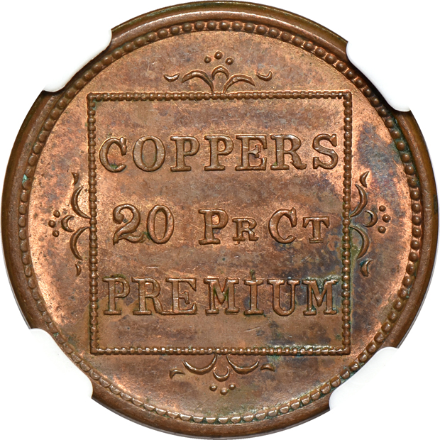 Three Civil War/Store Card tokens certified by NGC