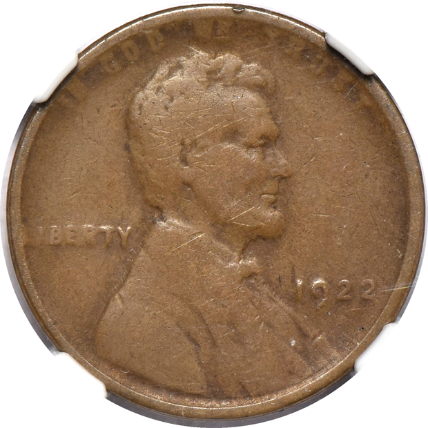 Four certified Lincoln cents