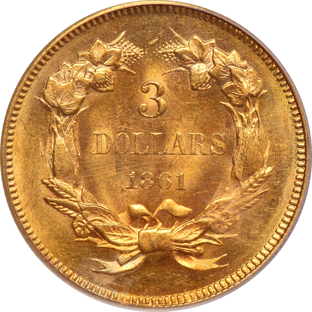 1861 PCGS MS-64
