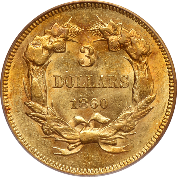 1860 PCGS MS-61