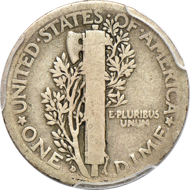 1916-D Mercury PCGS G-4 CAC