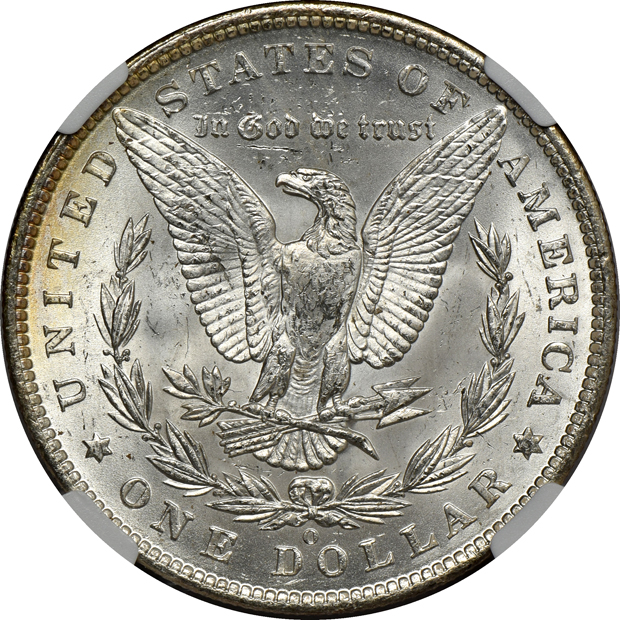 1885-O NGC MS-65+ Star CAC