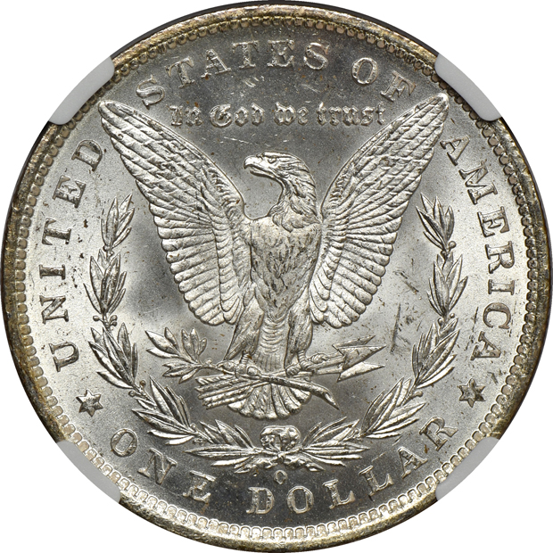 1885-O NGC MS-66+ CAC