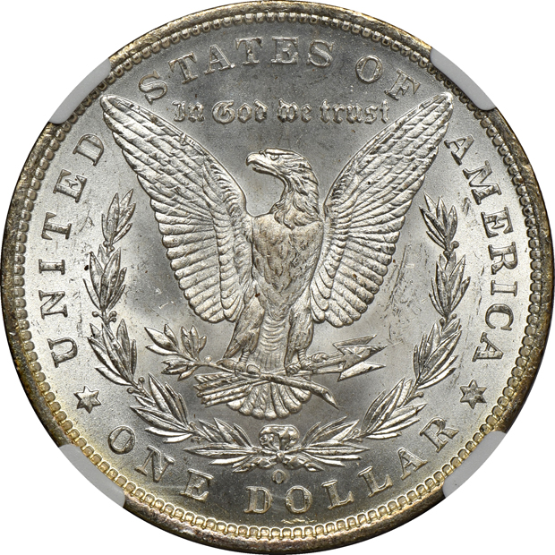 1885-O NGC MS-65+ CAC